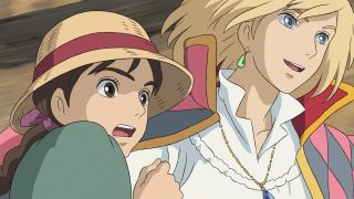 Sophie and Howl in Howl's Moving Castle.