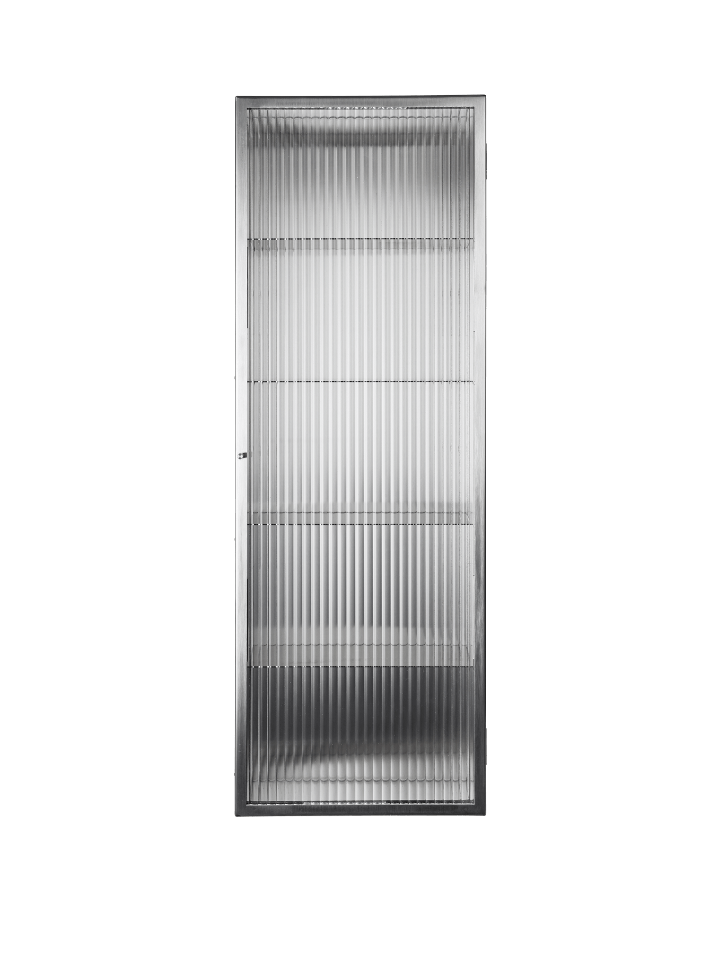 Haze Wall Cabinet - Tall - Brushed Stainless Steel