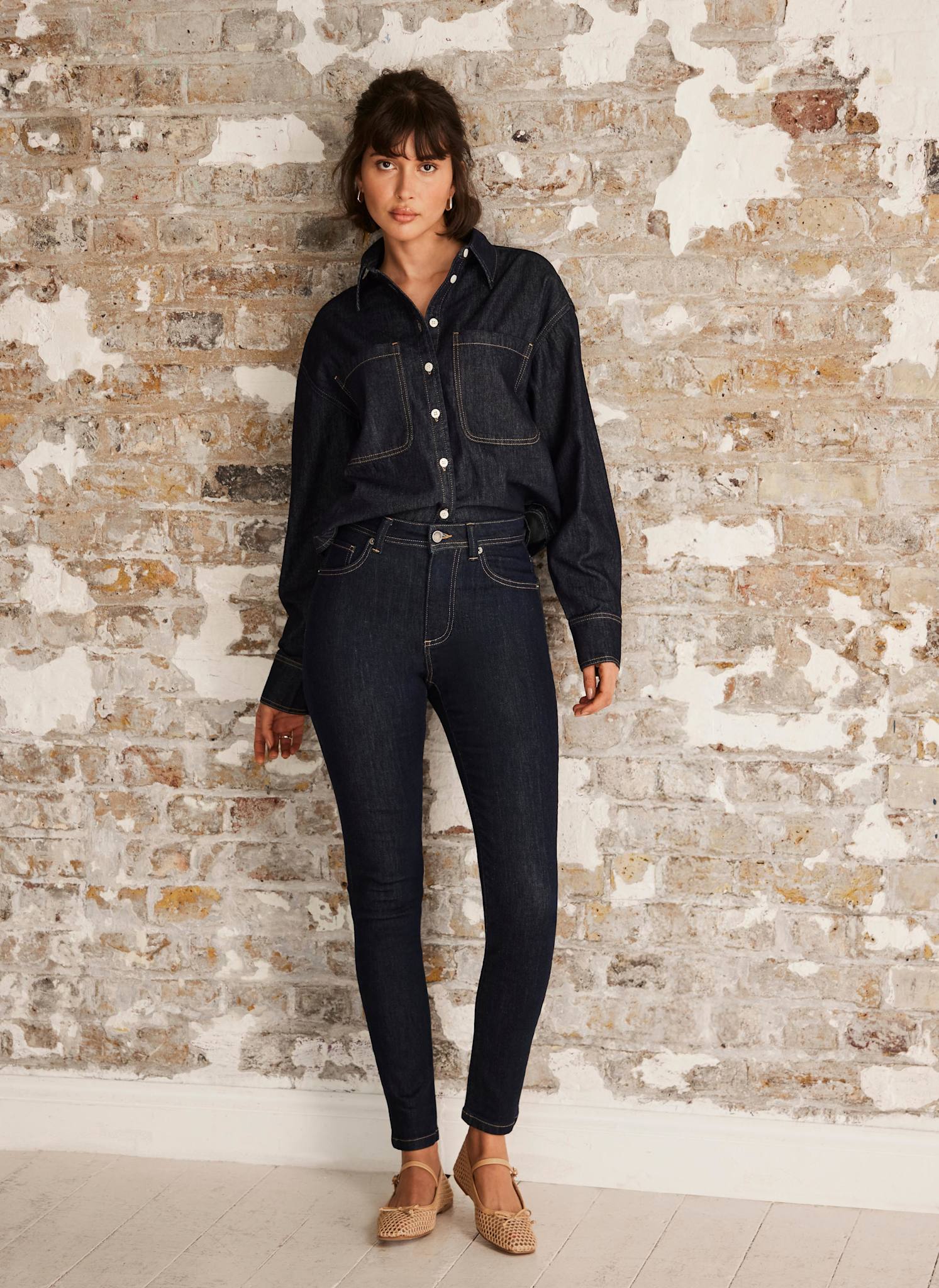 Dark Indigo Sculpting Skinny Jeans