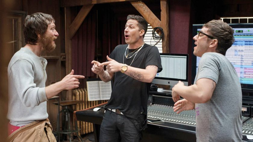 (L-R) Akiva Schaffer as Lawrence, Andy Samberg as Conner and Jorma Taccone as Owen in &quot;Popstar: Never Stop Never Stopping&quot;