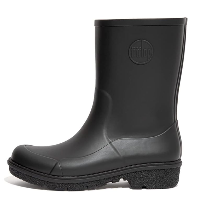 Image of black wellington boots