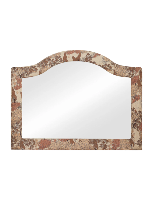Garden Walk Upholstered Mantel Mirror 