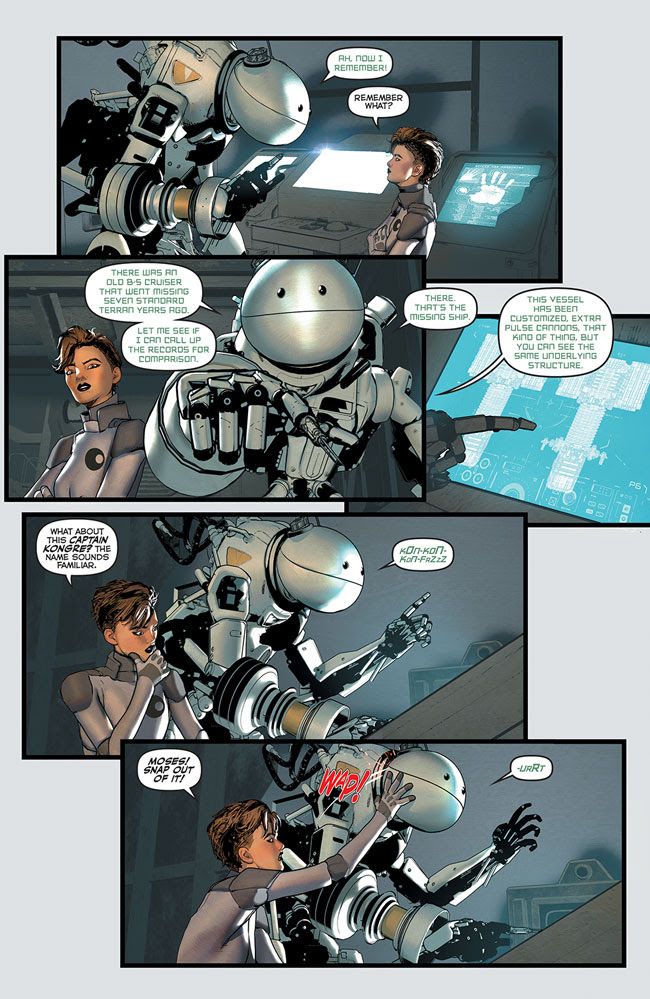 Creators Brian Haberlin and David Hine take "Jules Verne's Lighthouse" into the depths of deep space piracy starting this April.