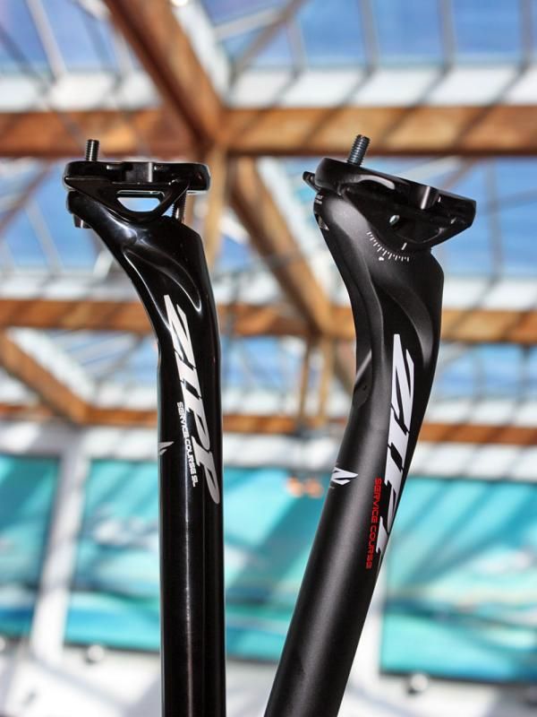 Zipp will offer two levels of Service Course seatposts for 2011, both with 20mm offsets and available in either 27.2 or 31.6mm diameters.