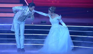 Chrishnell Stause and Gleb Savchenko dwts disney night