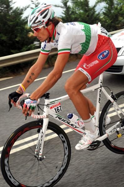Italian champion Filippo Pozzato (Katusha)