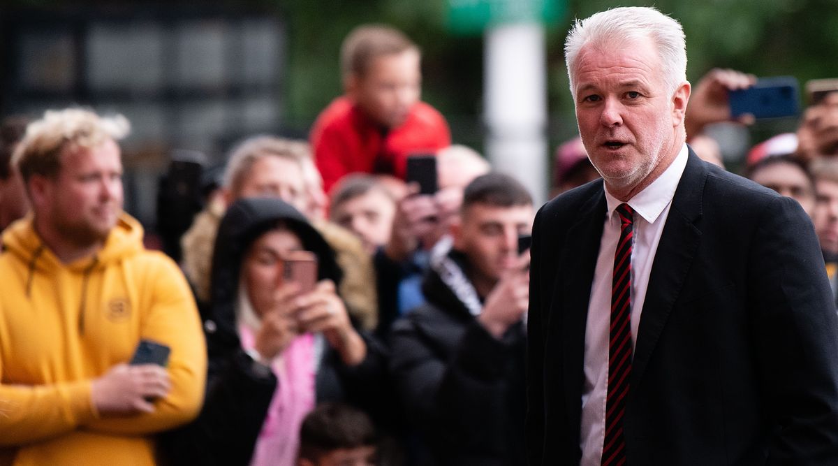 Former Manchester United player Gary Pallister arrives prior to the Premier League match between Manchester United and Everton on 2 October, 2021 at Old Trafford in Manchester, United Kingdom.