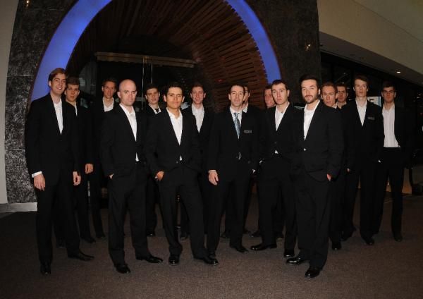 The Spidertech powered by C10 riders dressed to impress at the presentation of the 2012 roster.