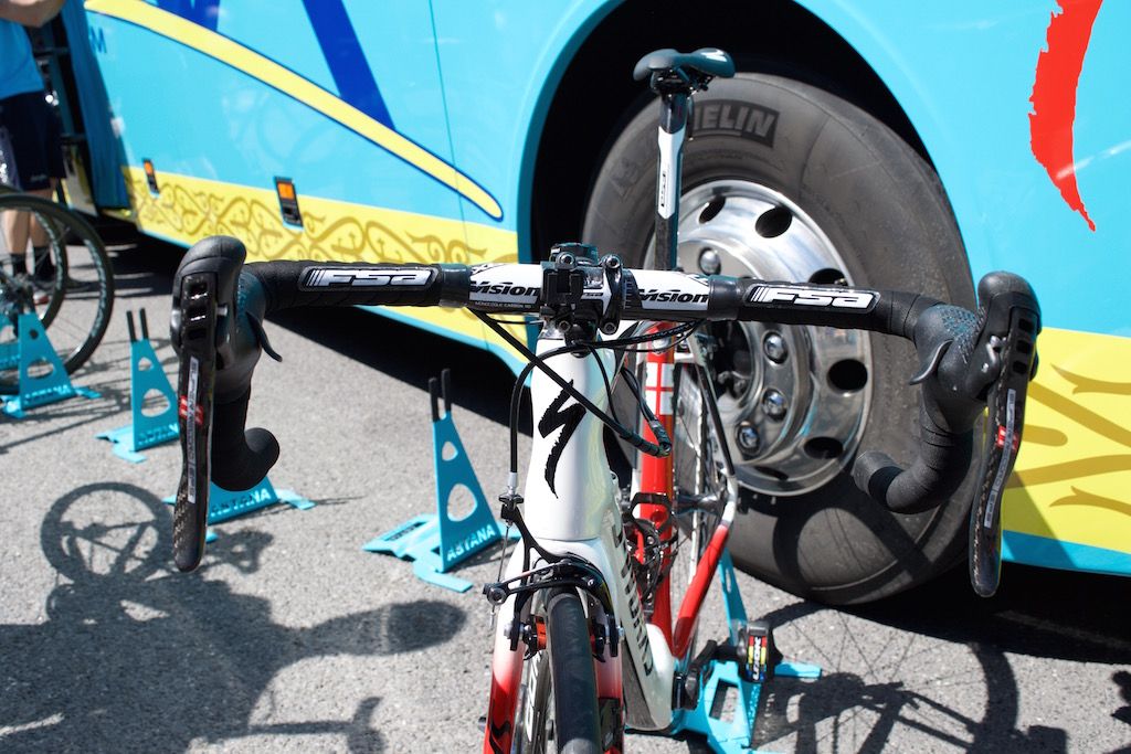 A front view of Aru's Specialized S-Works