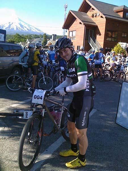 Mike Broderick during day one at the Trans Andes challenge.