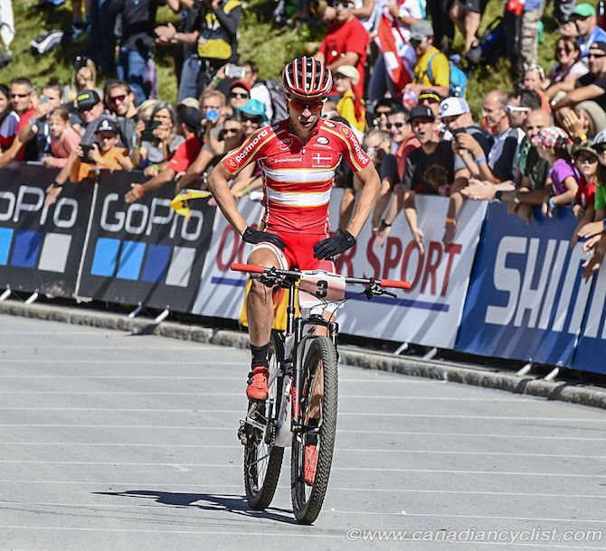 The disappointment of Annika Langvad (Denmark) was hard to miss