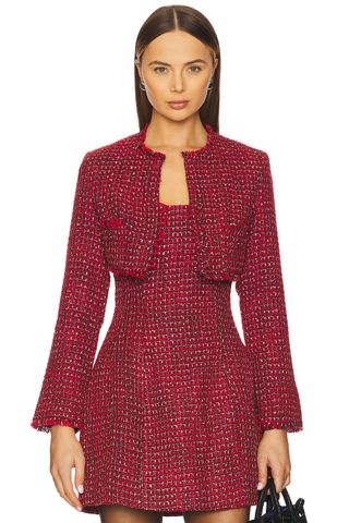 Karoline Boucle Cropped Jacket