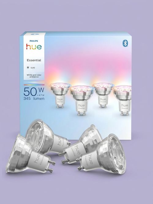 Essential GU10 Spotlight Bulbs, 4 Pack