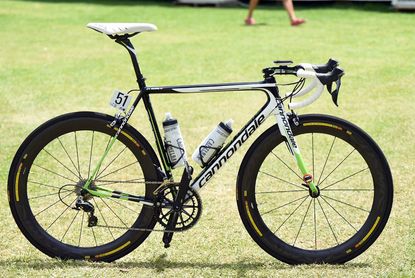 Ryder Hesjedal's Cannondale-Garmin team bike