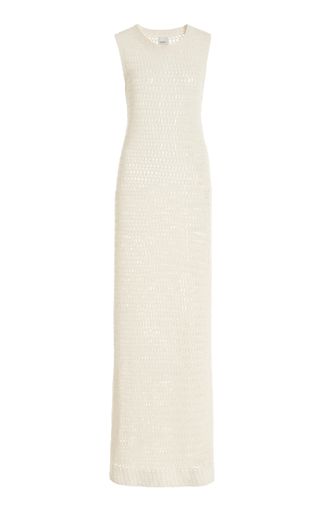 Lucy Crocheted-Cotton Maxi Dress