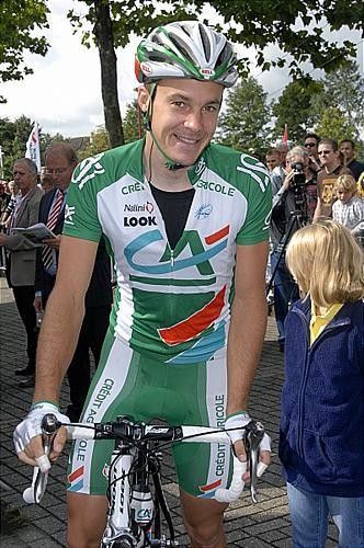 France's Christophe Kern (Cr&eacute;dit Agricole) was all smiles at the start.