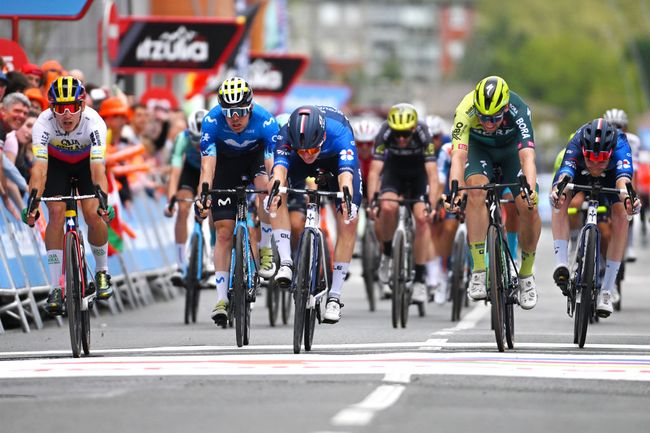 Romain Gregoire vince ad Amorebieta-Etxano (foto: Getty Images)