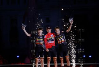 Jumbo-Visma dominate the podium at the 2023 Vuelta a Espana