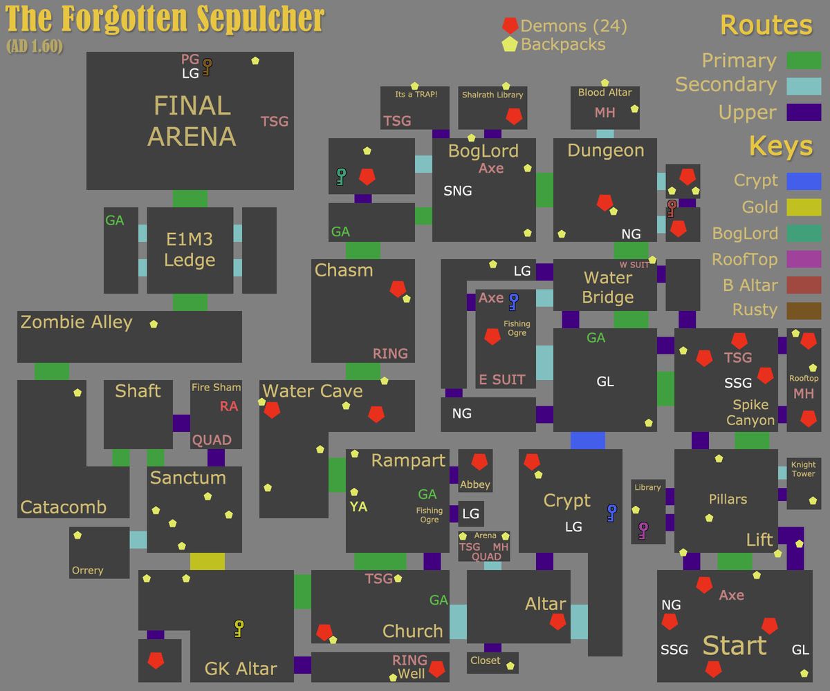 The most ambitious Quake map ever built has just been released in 2017 ...