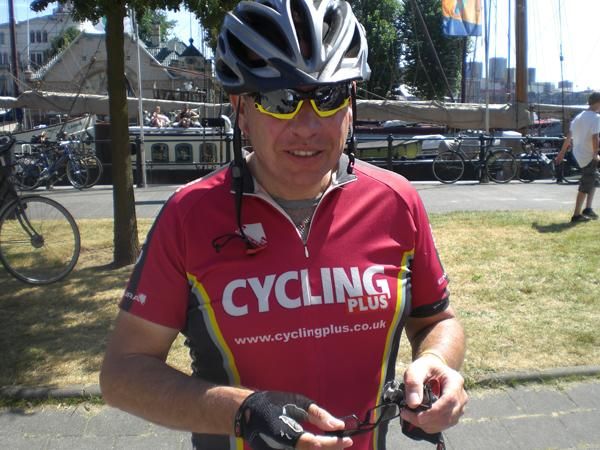 A Cycling Plus fan travelled hundreds of miles to meet the Cyclingnews crew