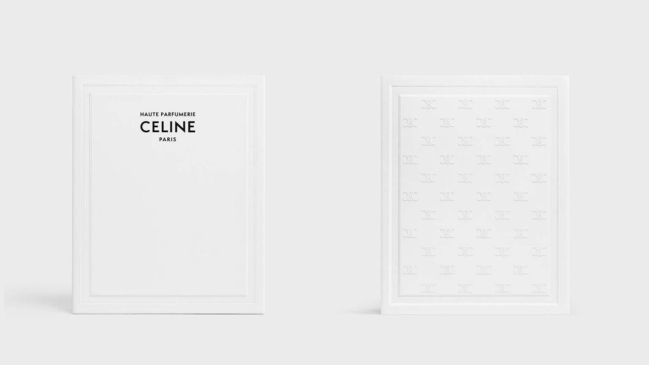 White Celine Haute Parfumerie scented paper