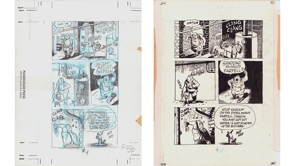 Will Eisner art from A Contract with God