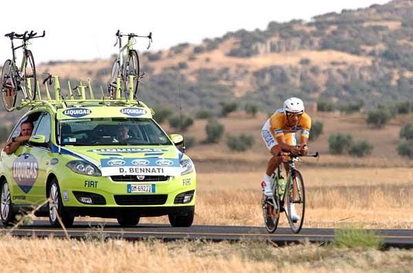 Daniele Bennati (Liquigas) enjoyed his last day in the leader's jersey, with the rider losing nearly three minutes as he claimed 50th spot.