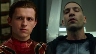 Holland's Spider-Man and Benthal's Punisher side by side