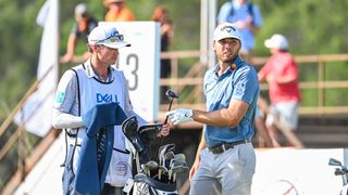 Travis Perkins and Sam Burns at the 2023 WGC-Match Play