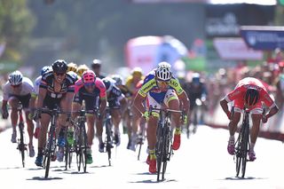 Peter Sagan (Tinkoff-Saxo) on his way to a stage win
