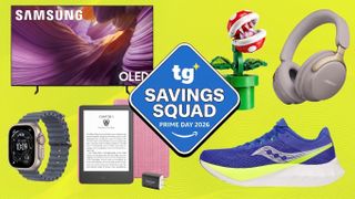 Collage of items on sale for Prime Day