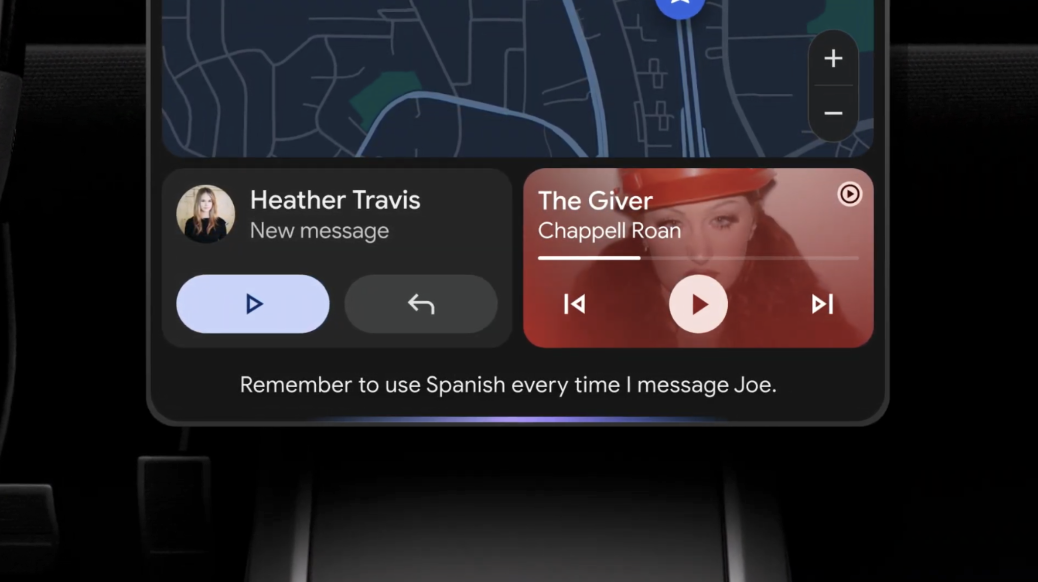 Android Auto integrated with Gemini