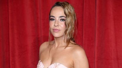 Stephanie Davis attends the British Soap Awards at The Lowry Theatre on June 01, 2019 in Manchester, England.