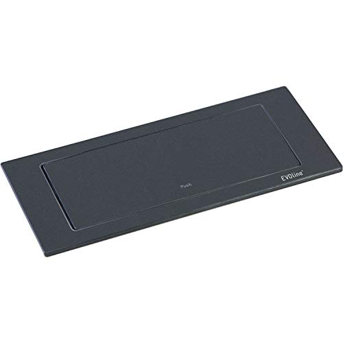 Evoline Backflip 2 X Schuko Sockets 1 X Usb-C Charger Matte Black