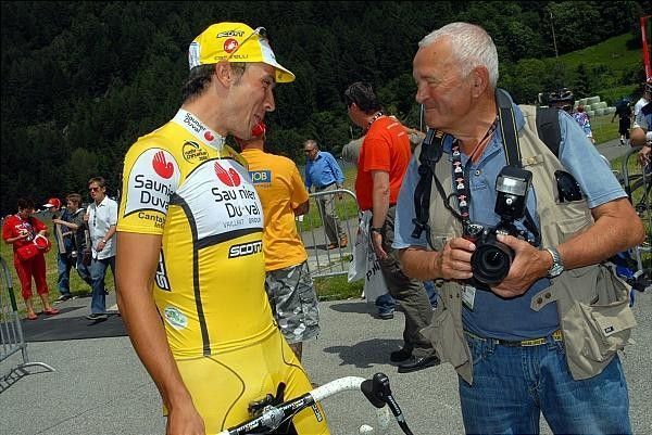 Rubens Bertogliati (Saunier Duval-Scott) at the start.
