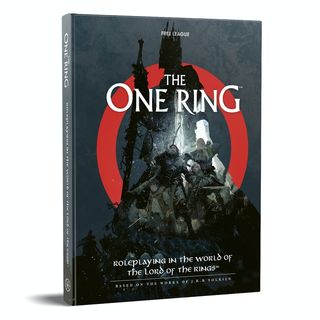 An image of the cover of the book for The One Ring 2nd Edition tabletop roleplaying game.