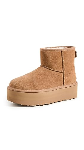 Ugg Women's Classic Mini Platform Boot, Chestnut, 12
