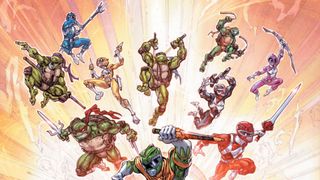 Mighty Morphin' Power Rangers/Teenage Mutant Ninja Turtles II cover art