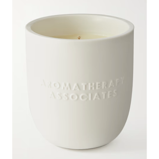 white matte stoneware aromatherapy associates candle