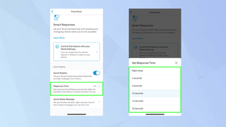 How to set up quick replies for your Ring Video Doorbell