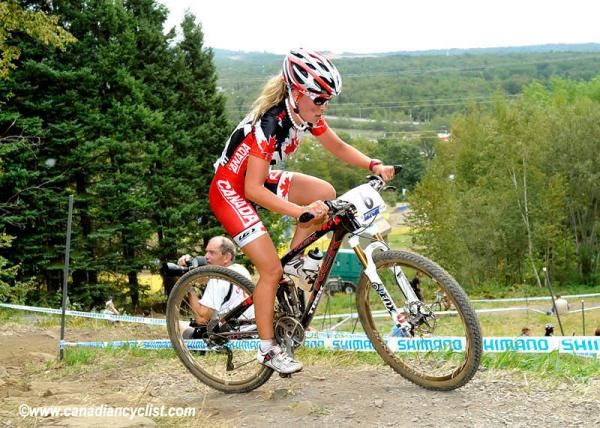 Emily Batty (Canada) is a Mont-Sainte-Anne veteran