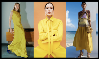 The yellow trend for summer 2022 from Stella McCartney, Jil Sander, Tory Burch