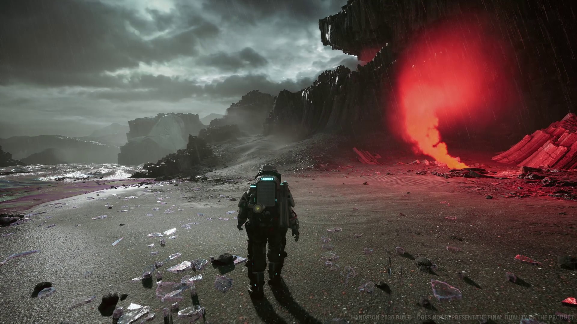 The Alters screenshot of Jan Dolski walking after his crash landing.