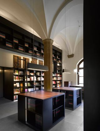The bookstore at Gucci Museo, managed in conjunction with Rizzoli