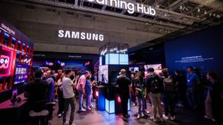 IFA attendees visit the Samsung Gaming Hub at IFA 2023
