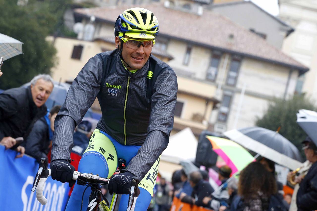 Ivan Basso rode in support of Tinkoff-Saxo teammate Peter Sagan.