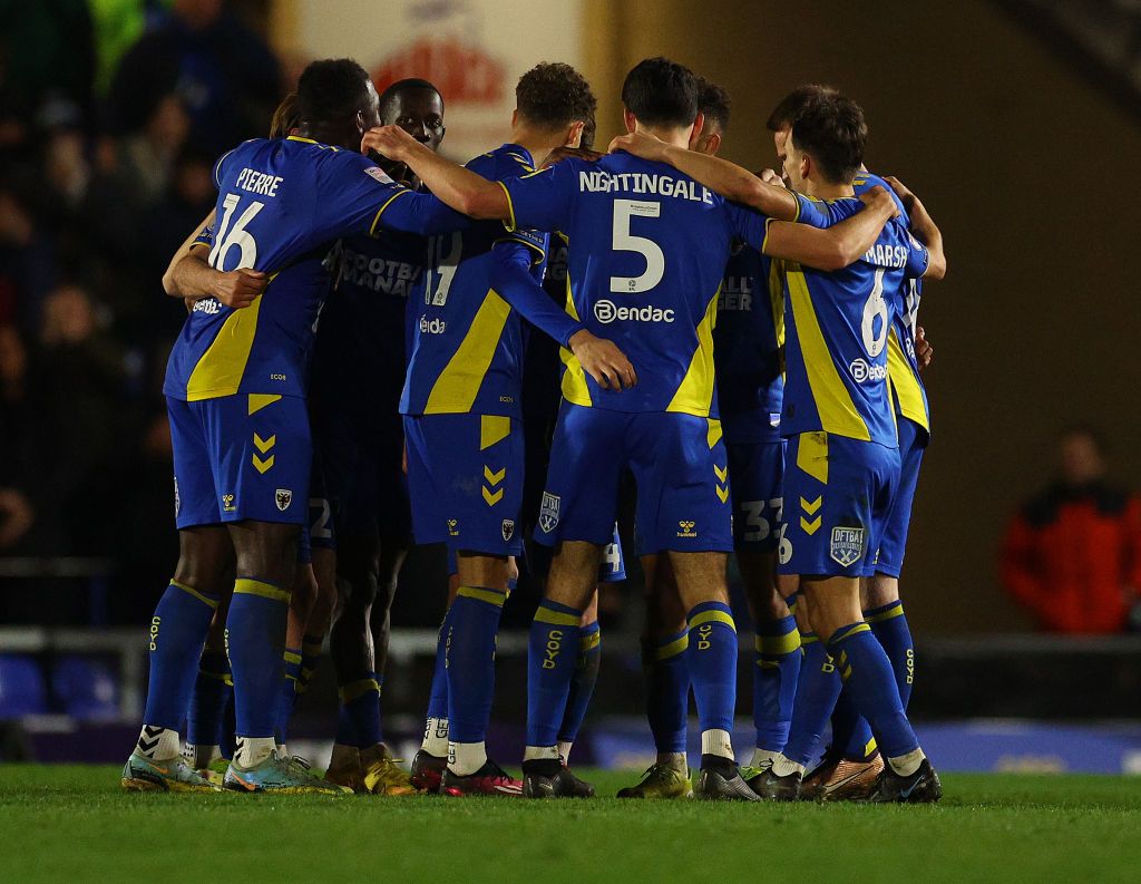 AFC Wimbledon season preview 2023/24 Will Nightingale of AFC Wimbledon celebrates after scoring his side&#039;s opening goal during the Sky Bet League Two match between AFC Wimbledon and Walsall at The Cherry Red Records Stadium on March 28, 2023 in Wimbledon, England. (Photo by Andrew Redington/Getty Images)