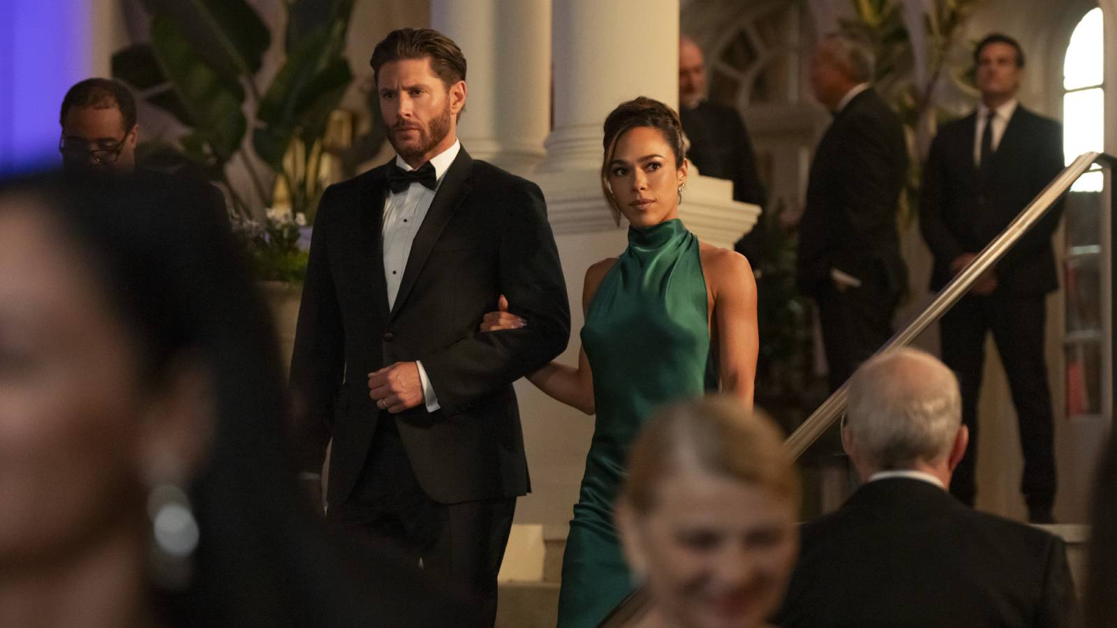 Jensen Ackles and Jessica Camacho in Prime Video's Countdown