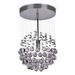 Tesco Direct Denver Ceiling Light Chandelier in black chrome finish