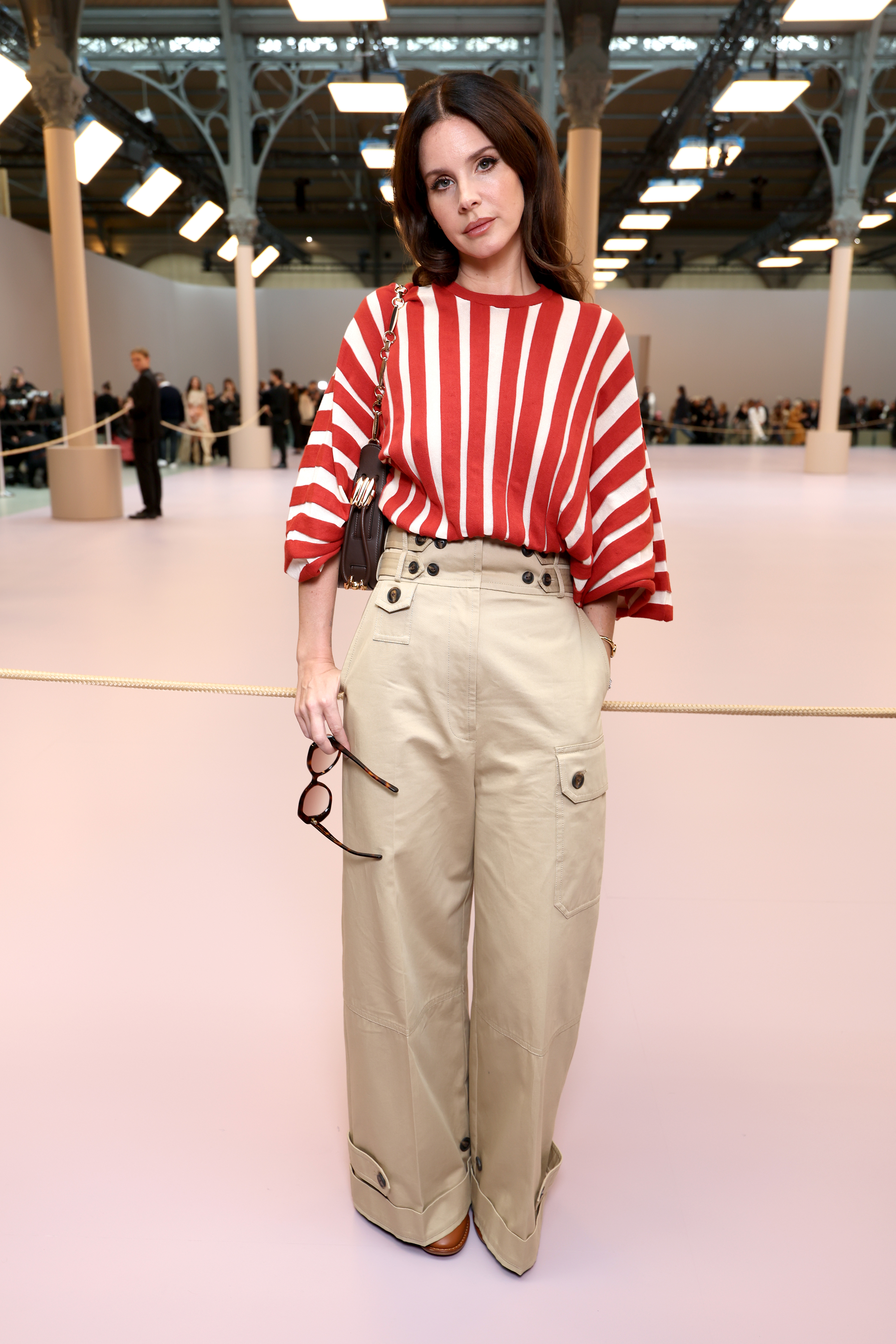 Lana Del Rey attended Zimmermann&#039;s Spring 2026 show in the cargo pants trend